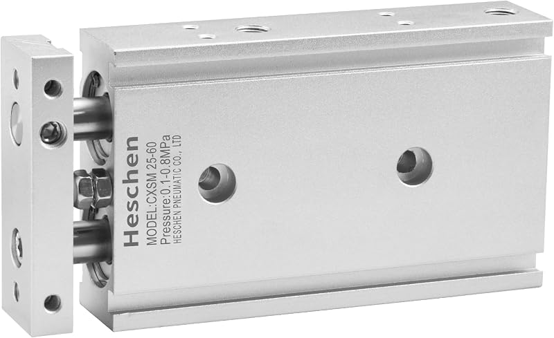 Heschen CXSM 25-60 Dual Rod Pneumatic Cylinder 25mm Bore 60mm Stroke Double