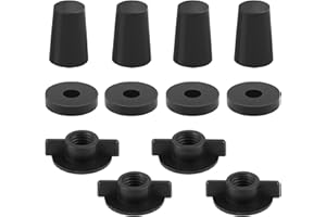 IFERLA Replacement Kit for Berkey Water Filter System Elements - 4 Wing Nuts, 4 Washers & 4 Silicone Blocking Plugs Compatible with Berkey, Gravity Filter System Elements and Black Activated Carbon Filters