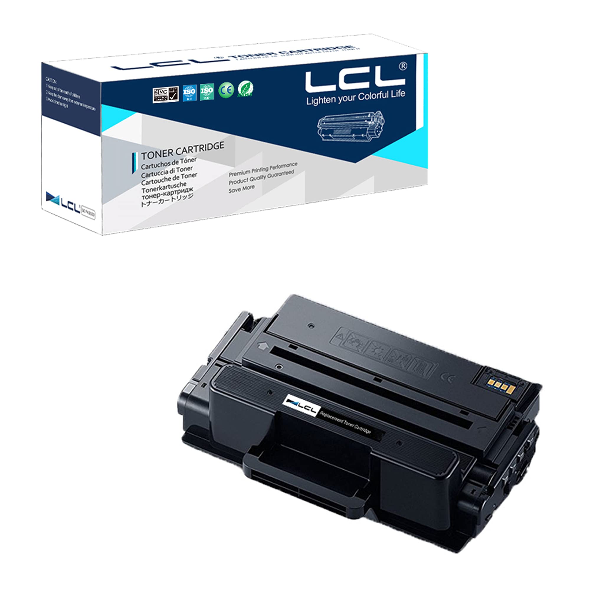 LCL Compatible Toner Cartridge MLT-D203E 10000 pages (1 Black) Replacement for Samsung ProXpress SL-M3820 M3820ND M3820DW M4020ND M3870FD M3870FW M4070FR M4070FX