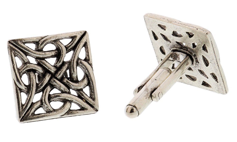 Classic Cufflinks Silver Celtic Knot Cufflinks, Men’s Fashion Cufflinks– Unique for All Occasions