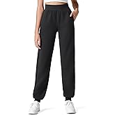 G4Free Flurrylux Cotton Fleece Lined Joggers for Women High Waist Sweatpants Winter Pants Warm Casual Lounge Workout