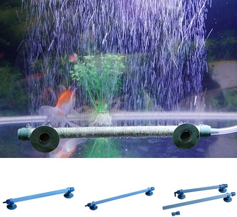 Amazon Co Jp 1個の水族館の水槽吸引カップバブルウォールエアストーンエアレーションチューブ魚水槽エアバブルストーンホームアクアリウム用酸素エアポンプ接続チューブ14インチポータブルで便利 ホーム キッチン