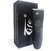Tife Waterproof Full Body Trimmer (Black) | Hypoallergenic ceramic blade, IPX waterproof wet/dry use. Up to 90 mins long runtime for men and women body grooming