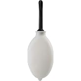 RVDKBULB Compact Silicone Douche Bag, White, 11 Fl Oz | Reusable, Travel Douche Kit