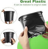 PEYOU 100Pcs 6in Plant Pots with 3 Tools & 100 Labels Garden Set view 4