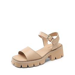 DREAM PAIRS Women's SDHS2316W Lug Sole Low Platform