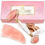 Jade Roller - Rose Quartz Roller and Gua Sha wth