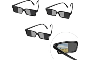 Lohoee Sunglasses Real Detective Glasses View to See Behind You for Kids Personal Security/Party Favors/Costume Props