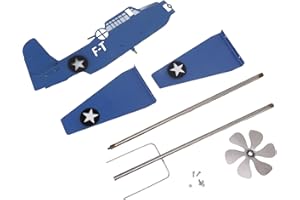 YOSOO HEALTH GEAR Weather Vane 3D Airplane Shape, Sturdy Stainless Steel Airplane Weather Vane Wind Spinner Windmill for Garden Patio Lawn Yard, Outdoor Airplane Wind Sculpture Sculpture Only Propeller can Spin