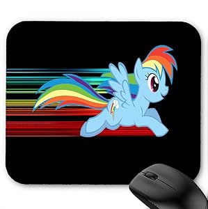 My Little Pony Rainbow Dash Mouse Pad 11.8"x 9.8"