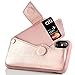 ZVEdeng iPhone X Wallet Case with Card Holder, iPhone X Rotational Case Leather Wallet Phone Case Slim Magnetic Flip Case Protective Cover for Apple iPhone X/XS (5.8inch)-Rose Gold