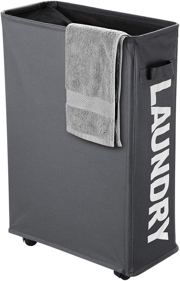 IHOMAGIC Cesto para la Colada con 4Rueda Delgada sobre Rueda Práctica