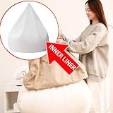 MOVKZACV Bean Bag Inner Liner with Zipper - Replacement Pad for Comfort view 2
