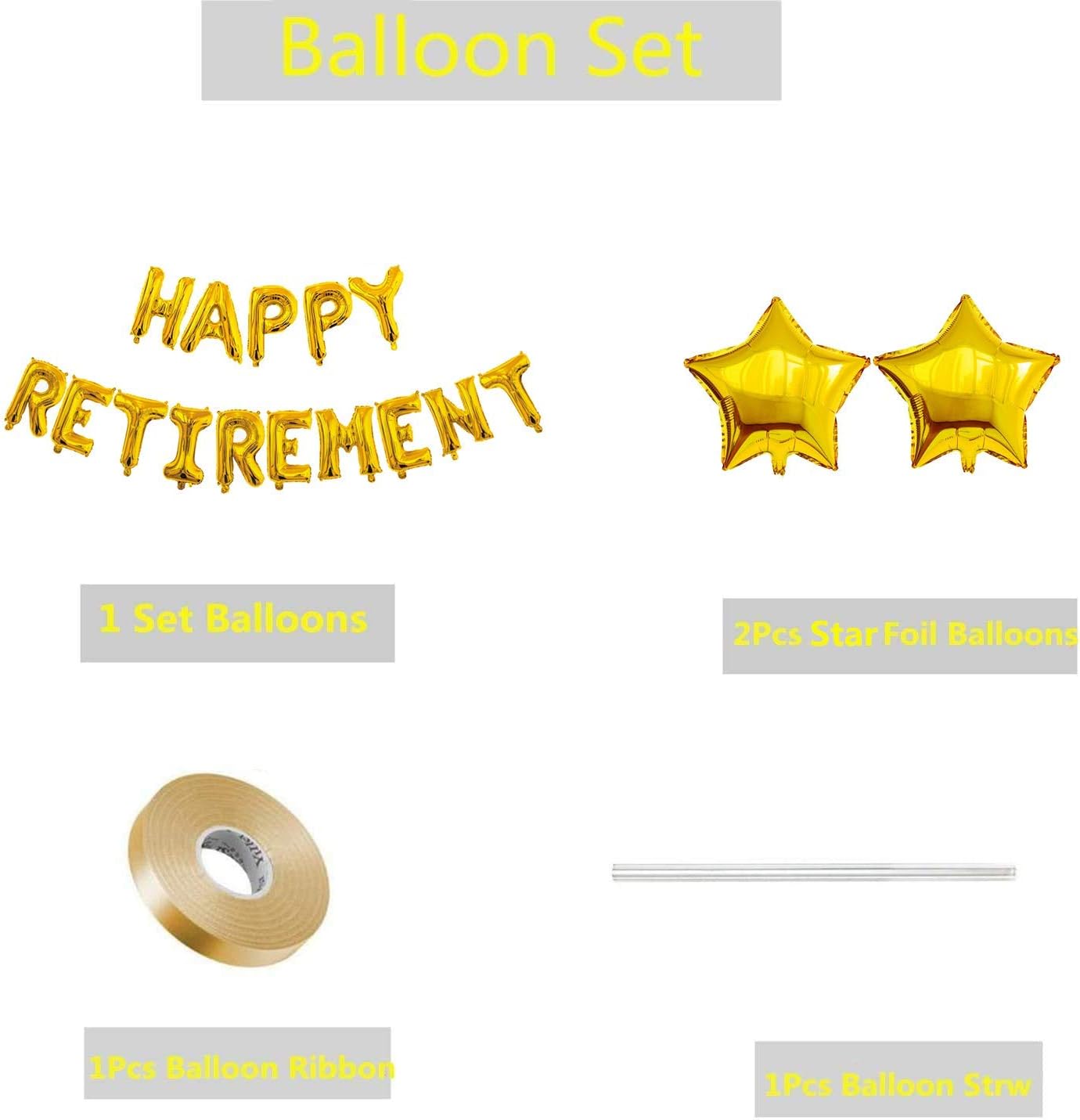 Happy Retirement Banner, Retirement Party Decoration The Legend Has Retired Balloons Ideal for Women Man Retirement Party Supplies - Image 3