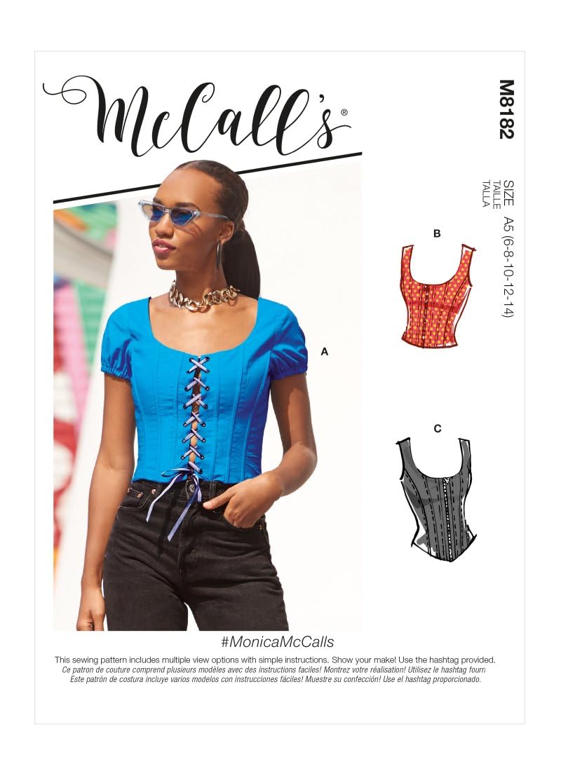 McCall's M8182A5 6-8-10-12-14 Misses TOP/Vest