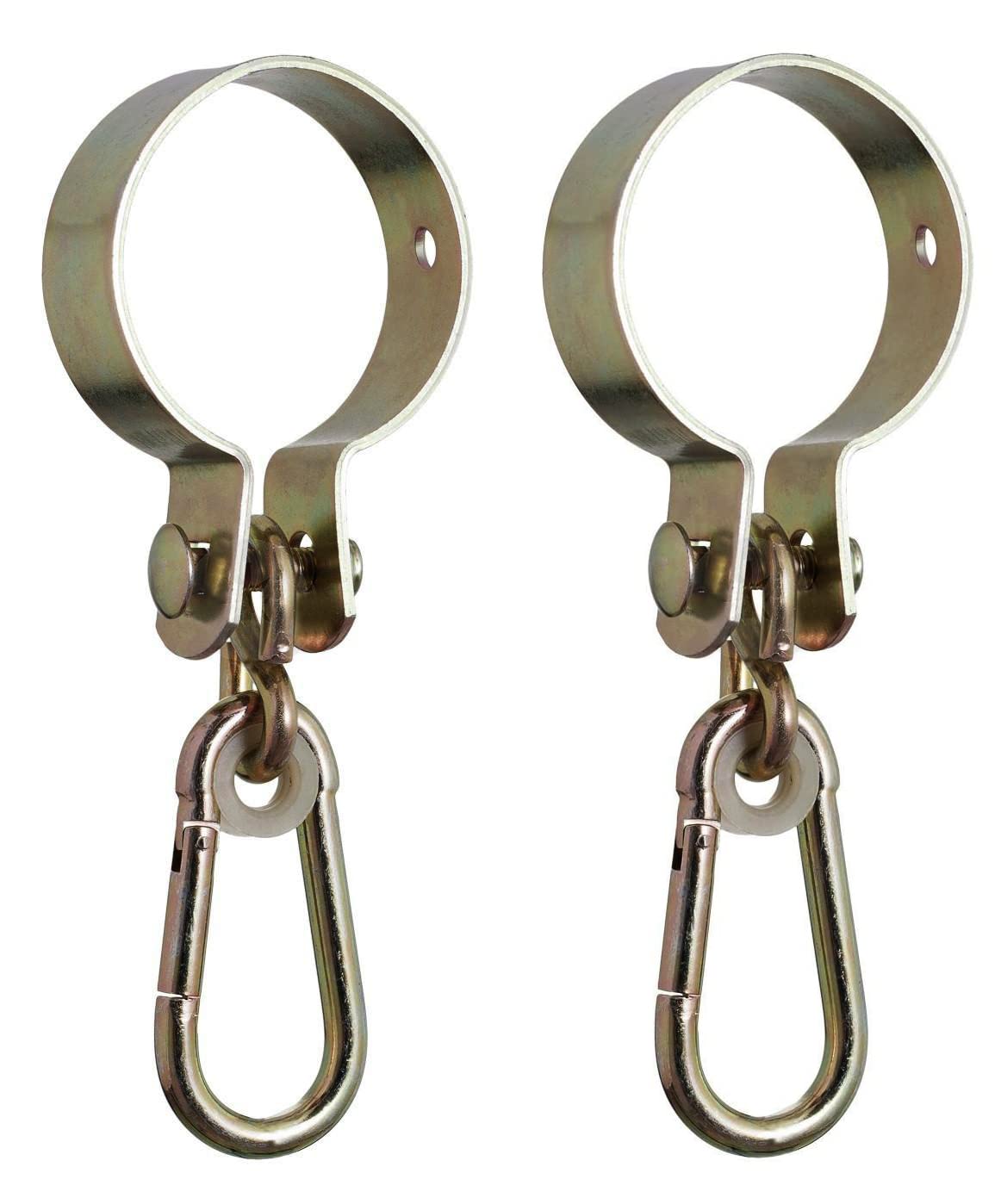 Screws City 120mm Round Swing Hooks O Type Hook for Swing Galvanised Steel Climbing Frame (Pack of 2) G12BCD
