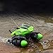 SZJJX RC Terrain Twister Boat 4WD 2.4G Remote Control Tank Vehicle 8 Channels Amphibious All Terrain Landing Ship Land&Water for Water/Flat Grand/Grassland/Snowland/Sand Beach/Desert-Green