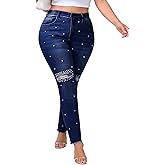 Pearl Jeans for Women Skinny Stretchy Butt Lifting Jeans Fringe Frayed Sexy Ripped Colombian Denim Pants