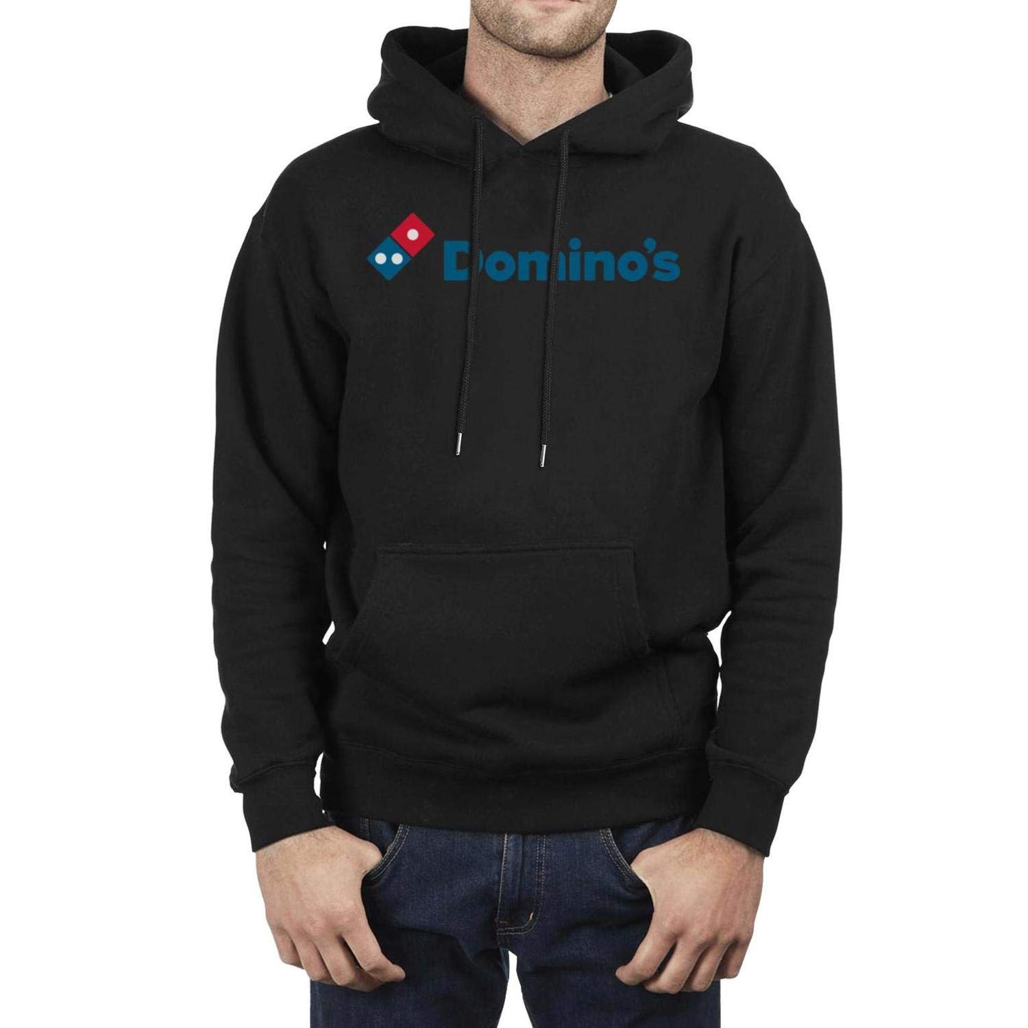 Long Sleeve Fleece domino's-Pizza- Mens Hoodie Sweatshirt