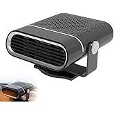 Car Heater, Portable Winter Car Defogger Kit 12V Defroster for Car Windshield That Plugs into Cigarette Lighter