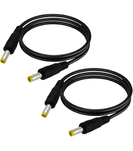 sourcing map 4.0x1.7mm DC Mâle Connecteur Alimentation