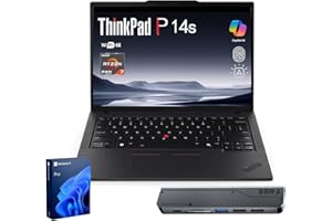 Lenovo ThinkPad P14s AI Capable Business Laptop, 14" FHD+ Display, AMD Ryzen 7 PRO 8840HS, 32GB DDR5, 1TB SSD, Fingerprint, B