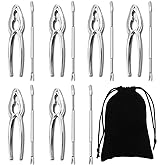 Artcome Seafood Tools Set including 7 Forks and 6 Lobster Crab Crackers Nut Cracker Set