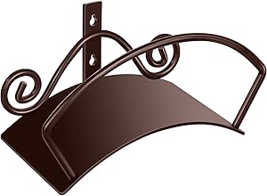 TomCare Garden Hose Holder Wall Mount Water Hose Holder Solid Steel Hose Hanger Heavy Duty Hose Holder Decorative Garden Hose Storage Hose Stand Hose Organizer for Outside, Bronze