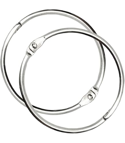 Anillos De Libro Chapados En Níquel De 20-88mm, Anillo De Carpeta