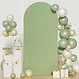 FUHSY 3.3x6.6 FT Arch Backdrop Cover Spandex Fitted