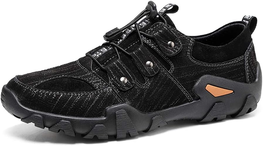 Classic Red Men's Low Rise Trekking Hiking Shoes Breathable Outdoor