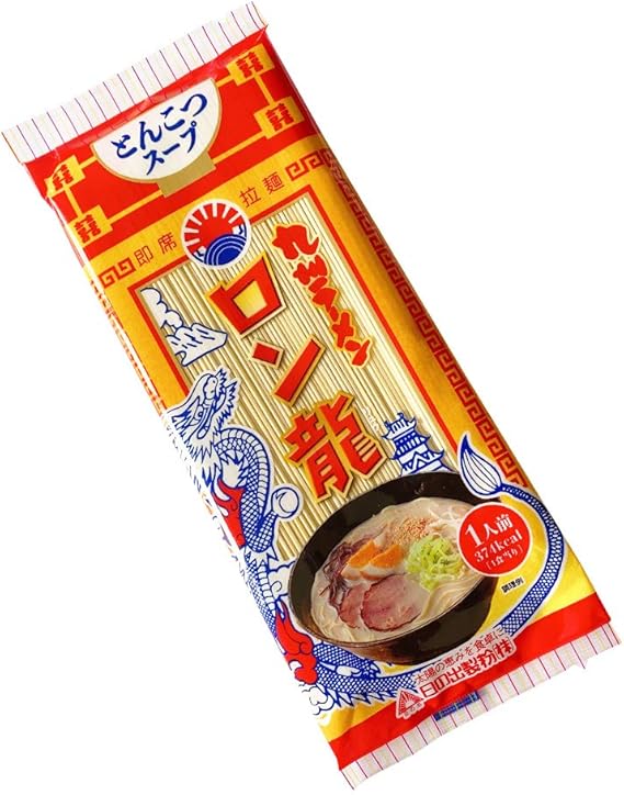 Amazon とんこつ熊本ラーメン ロン龍ラーメン 1人前15入 ノンフライ麺 ロン龍ラーメン ラーメン 通販