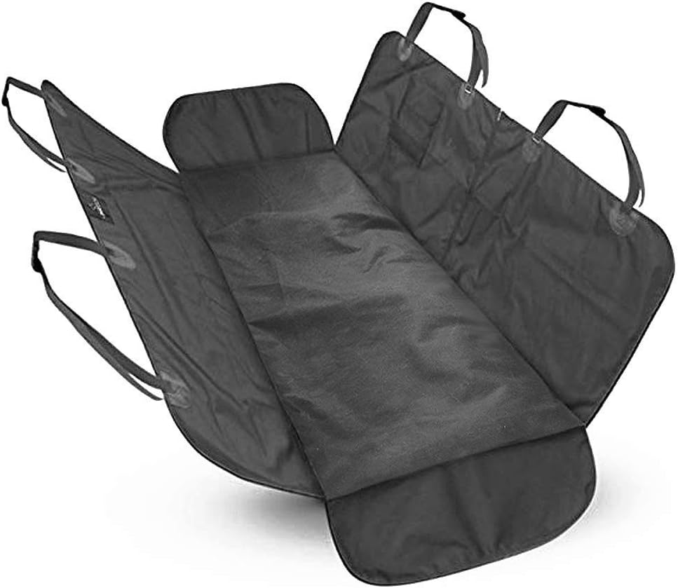 Pet Union Luxury Car Seat Cover/Hammock for Rear Bench (for Large & Small Dogs), Simple Installation & Easy to Clean, Protect Your Car, 100% Waterproof, Anti-Slip Design, Travel Worry-Free
