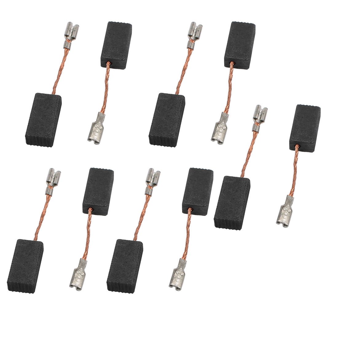 Sourcingmap 5 Pairs Electric Drill 5mm x 8mm x 15mm Motor Carbon Brushes Spare Part