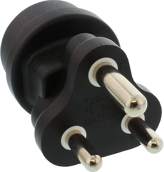 InLine® Power converter South Africa plug type M to type F socket Amazon.co.uk Computers