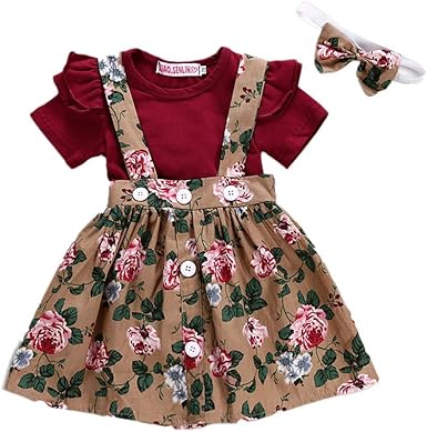 suspender skirt for baby girl