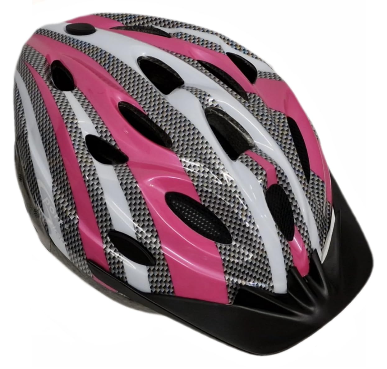 Sport Direct™ 18 Vent Bike/E-Bike Helmet Pink/Graphite/White 55-58cm *3 Year Crash Guarantee*