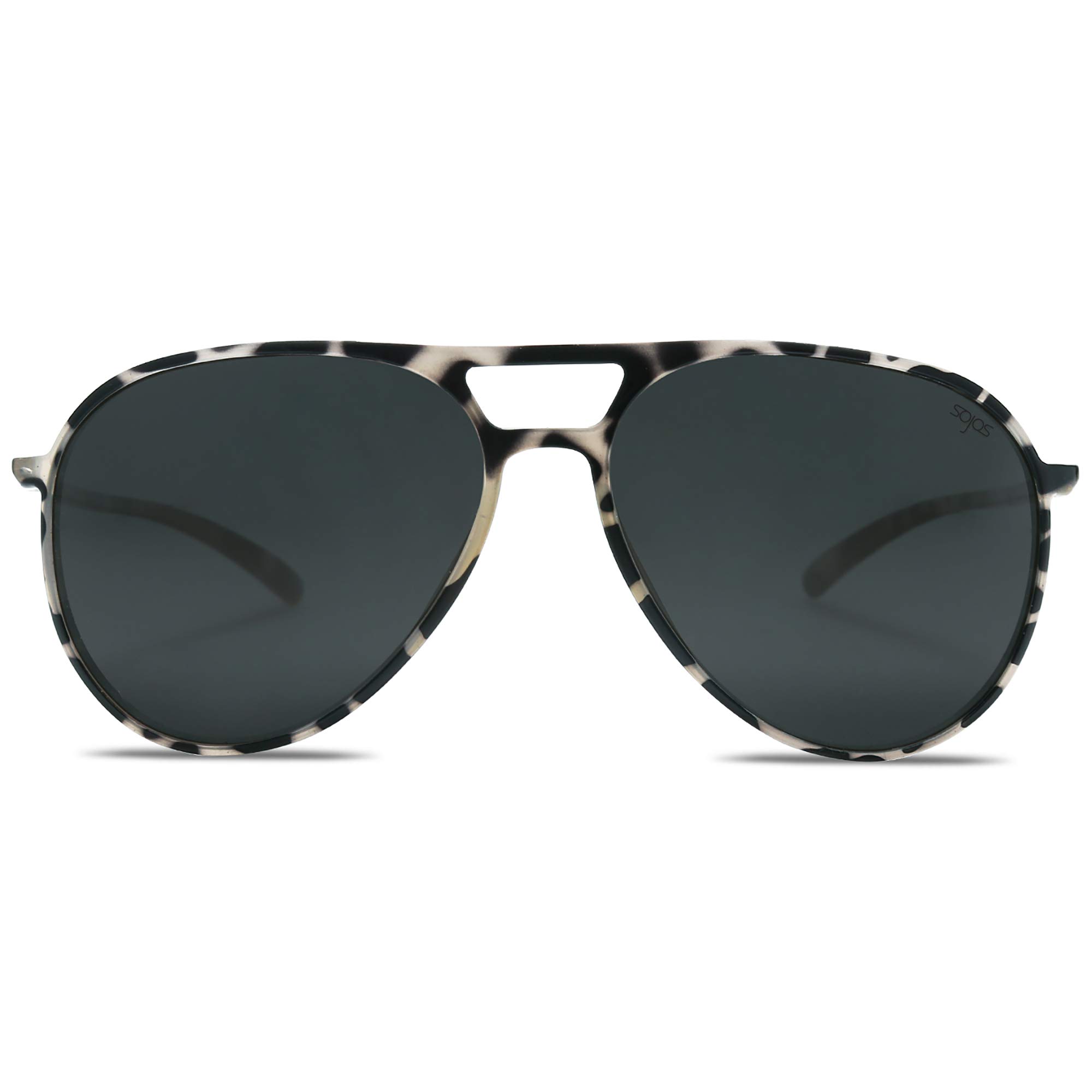 Photo 1 of SOJOS Classic Polarized Ultra Lightweight Flexible Men Women Sunglasses JOURNEY SJ2065 with Grey Tortoise Frame/Grey Lens