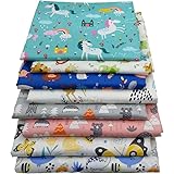 8pcs Precut Fat Quarters Cotton Fabric Bundles