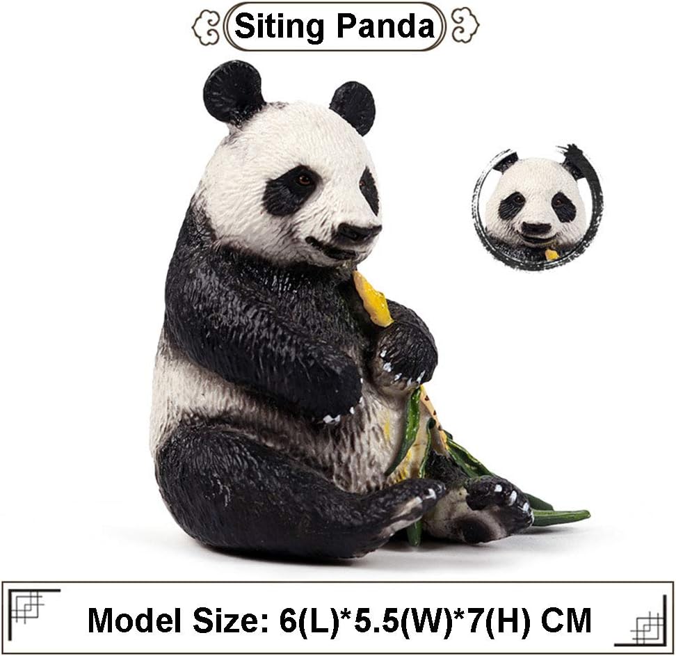 JOKFEICE 4pcs Realistic Panda Toys, Plastic Animal Figurines Action Model, Educational Toys - Image 5