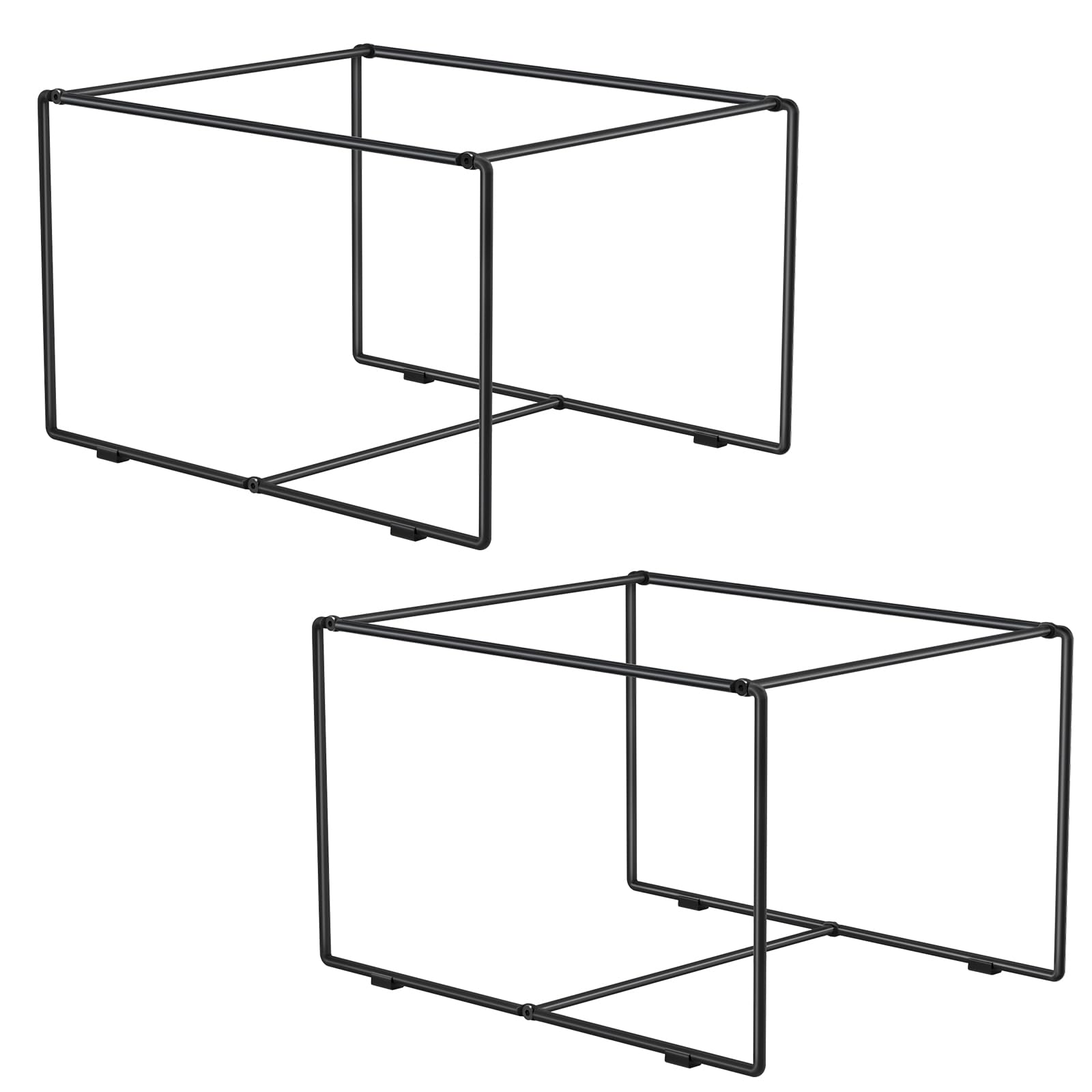 Photo 1 of 2 Sets Legal/Letter Size Hanging File Folder Frame,Fit Size Over 9.6”H/16.16”L File Cabinet Rail/Drawer/Inserts,Hanging File Holder,Desk Organizer for Accessories,Filing Box Anti-Scratch/Rusty