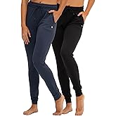 DEVOPS Women's Yoga Jogger Pants with Side Pocket Sweatpants