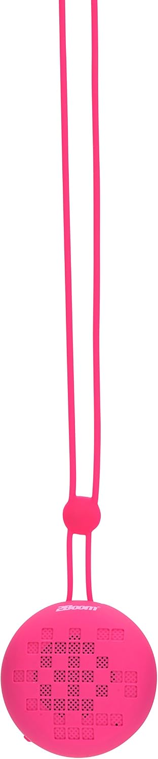 2Boom Eco Go Mini Wireless Speaker Fm Radio Neckband Portable Mp3 Microphone Pink (724500659413)