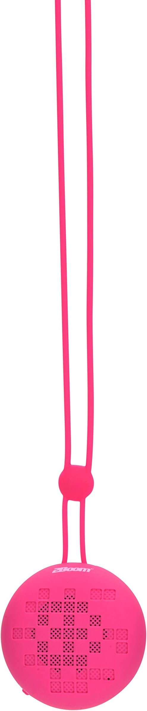 2BOOM Eco Go Mini Wireless Speaker FM Radio Neckband Portable mp3 Microphone Pink