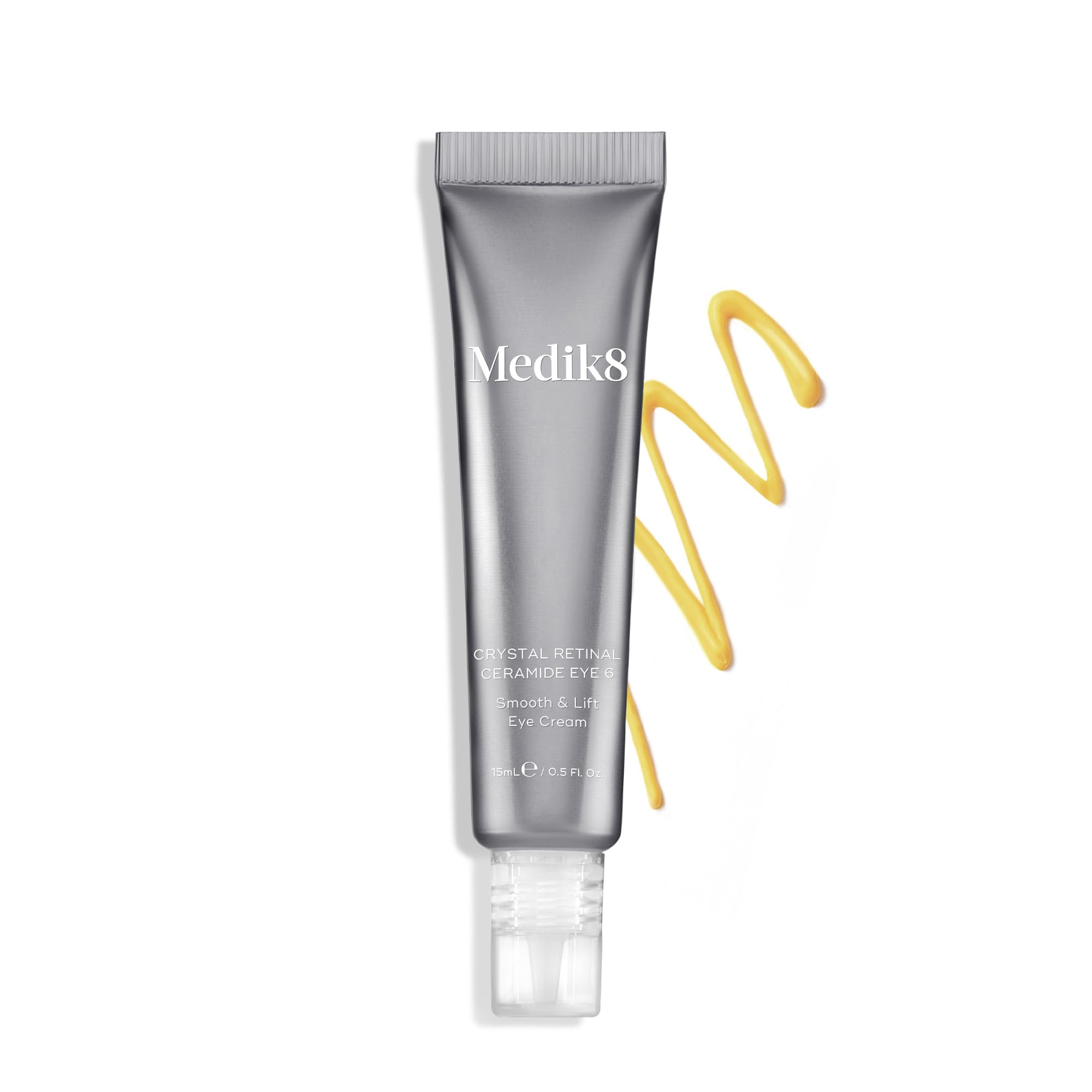 Medik8 Crystal Retinal Ceramide 6 Eye Cream - Anti Ageing & Anti Wrinkle - Smooth & Lift Eye Cream - 0.06% Retinal Strength - 11x Faster than Retinol - For Regular Vitamin A Users - 15ml — image 1