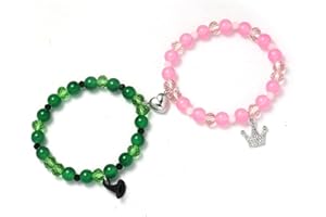 Smilelife Magical Friendship Bracelets - Enchanting Gifts for Moms, Friends, and Teachers - Crown & Witch Hat Bracelets