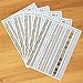 COKOHAPPY 5 Sheets Armband Bracelet Gold and Silver Flash Metallic Temporary Tattoo