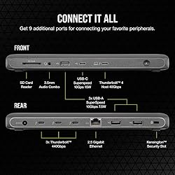 Corsair TBT200 Thunderbolt™ 4 Dock - Up to 96W