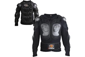 RIDBIKER Dirt Bike Gear for Youth Motorcycle Jacket with Armor Chest Protector Riding Gear Youth Spine Guard