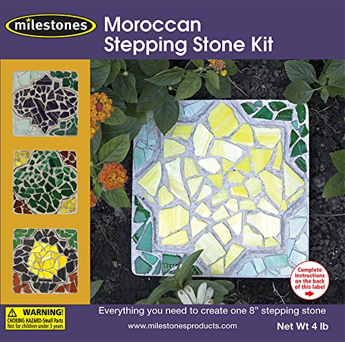 Midwest Products 90115214 Mosaic Stepping Stone Kit-Moroccan,